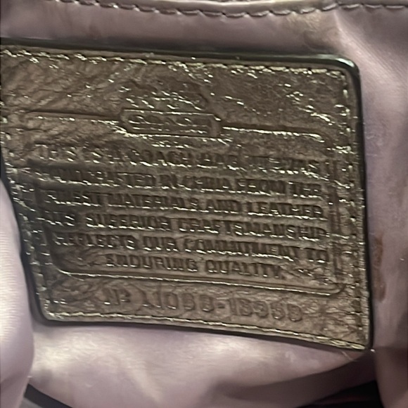 Coach Tote Silver metallic Hobo Shoulder bag - Picture 7 of 10